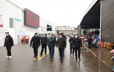 市發改委、經開區管委會等上級有關部門領導帶隊檢查市場保供工作